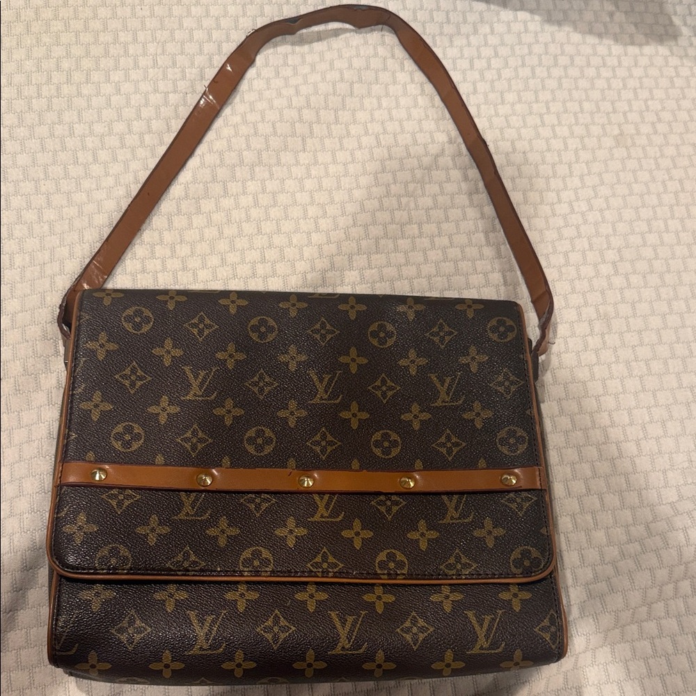 Vintage Louis Vuitton Brown Monogram Crossbody Bag